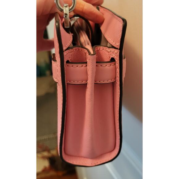 Michael Kors Rayne Small Crossbody Leather Classic Pink - Picture 7 of 16